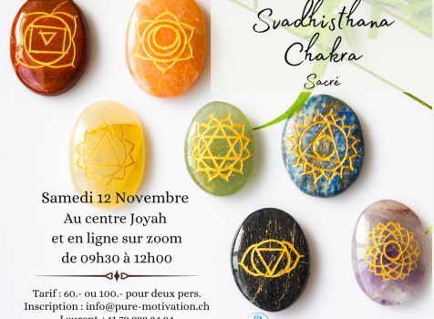 Atelier Mensuel : Chakra Sacré