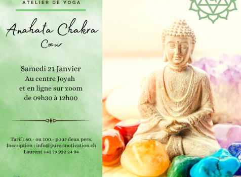 Atelier Mensuel : Anahata, le chakra du coeur