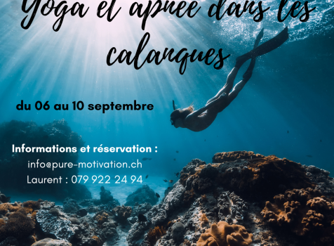 Stages Yoga et Apnée dans les Calanques