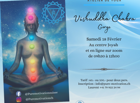 Atelier Mensuel : Vishuddha Chakra – Gorge