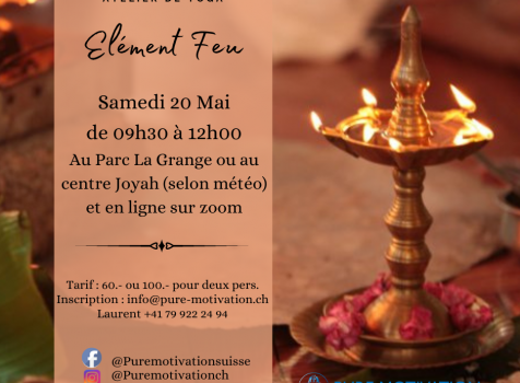 Atelier Mensuel : Elément Feu