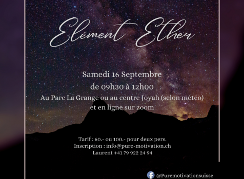 Atelier mensuel : Elément Ether