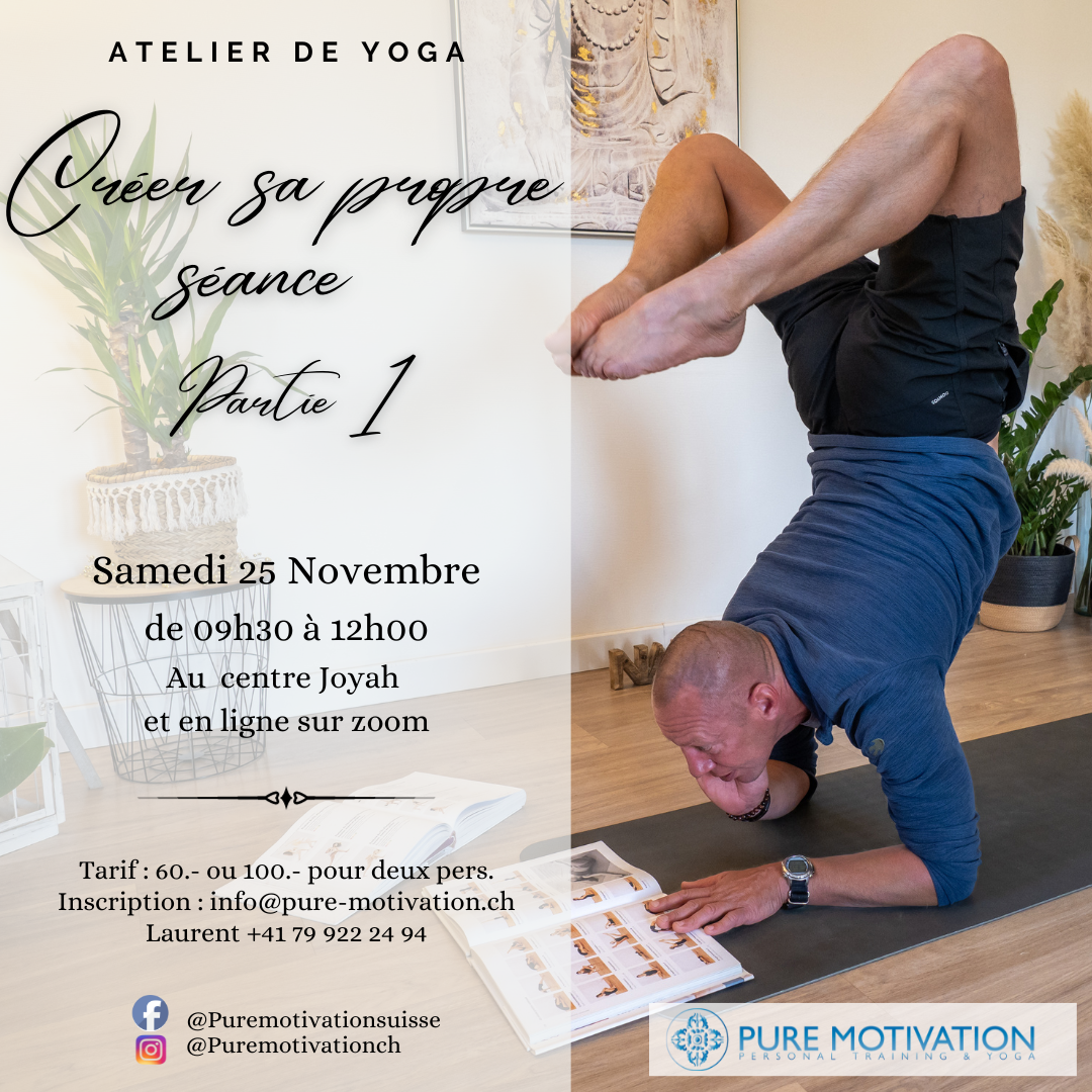 Atelier Mensuel : Créer sa propre séance de Yoga 1