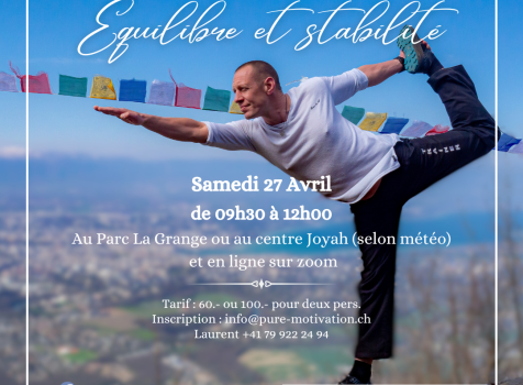 Atelier Mensuel : Equilibre et stabilité