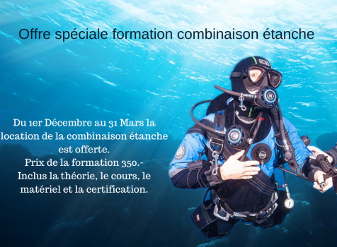 Offre Spéciale : Cours combinaison étanche