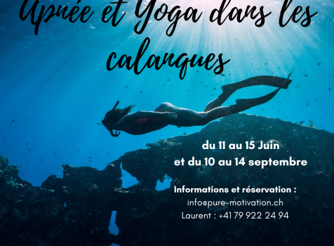Stages Apnée et Yoga dans les Calanques 2025