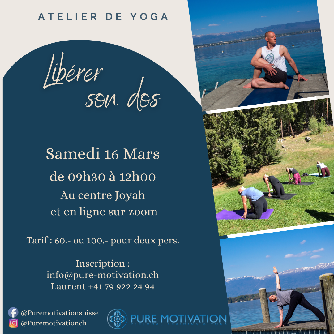 Atelier mensuel : Libérer son dos