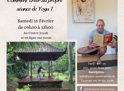 Workshop Mensuel : Comment créer sa propre séance de Yoga 1
